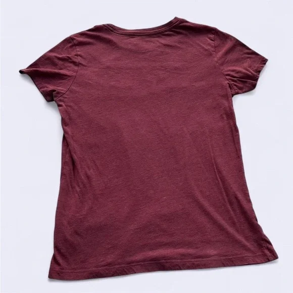 Aeropostale burgundy short sleeve top - Picture 2 of 6